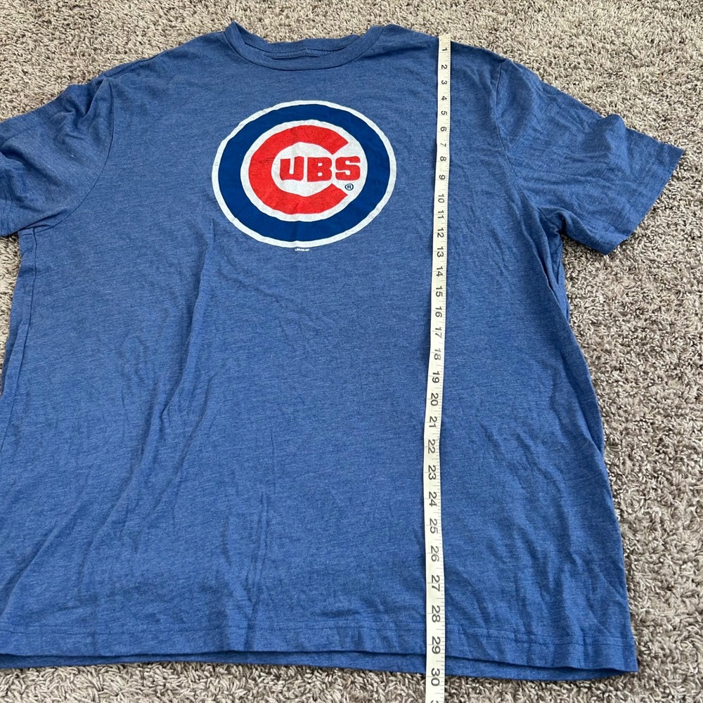 Chicago Cubs MLB Baseball T Shirt Blue Mens 2XL Short Sleeve Graphic Tee - Picture 7 of 8